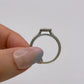 NZGD | 18ct Y/W Gold Radiant Square Diamond  Ring