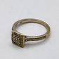 NZGD | 18ct Y/W Gold Radiant Square Diamond  Ring