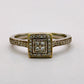 NZGD | 18ct Y/W Gold Radiant Square Diamond  Ring