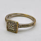 NZGD | 18ct Y/W Gold Radiant Square Diamond  Ring