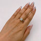 NZGD | 18ct Y/W Gold Radiant Square Diamond  Ring
