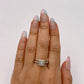 NZGD | 18ct Y/W Gold Radiant Square Diamond  Ring