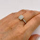 NZGD | 18ct Y/W Gold Radiant Square Diamond  Ring