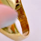 NZGD | 18ct Gold Mercedes Emblem Gold Ring Valuation $10,750