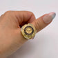 NZGD | 18ct Gold Mercedes Emblem Gold Ring Valuation $10,750