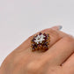 NZGD | 18ct Gold Golden Flame Ruby & Diamond Ring Valuation $5,100