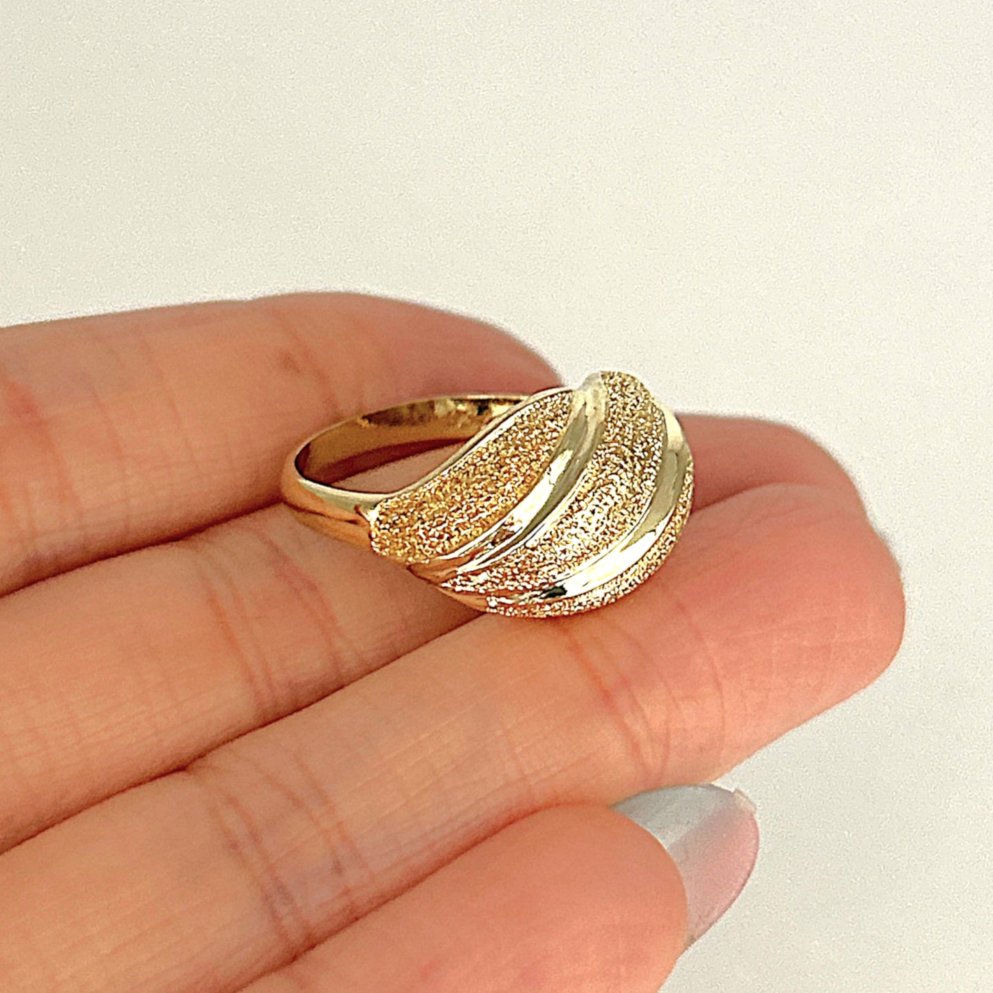 GOLD DEAL | 18kt Gold Gilded Wave Muse Ring