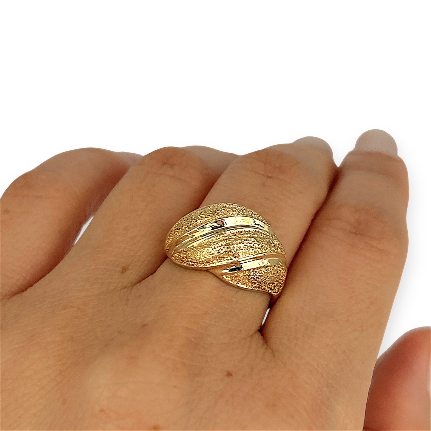GOLD DEAL | 18kt Gold Gilded Wave Muse Ring