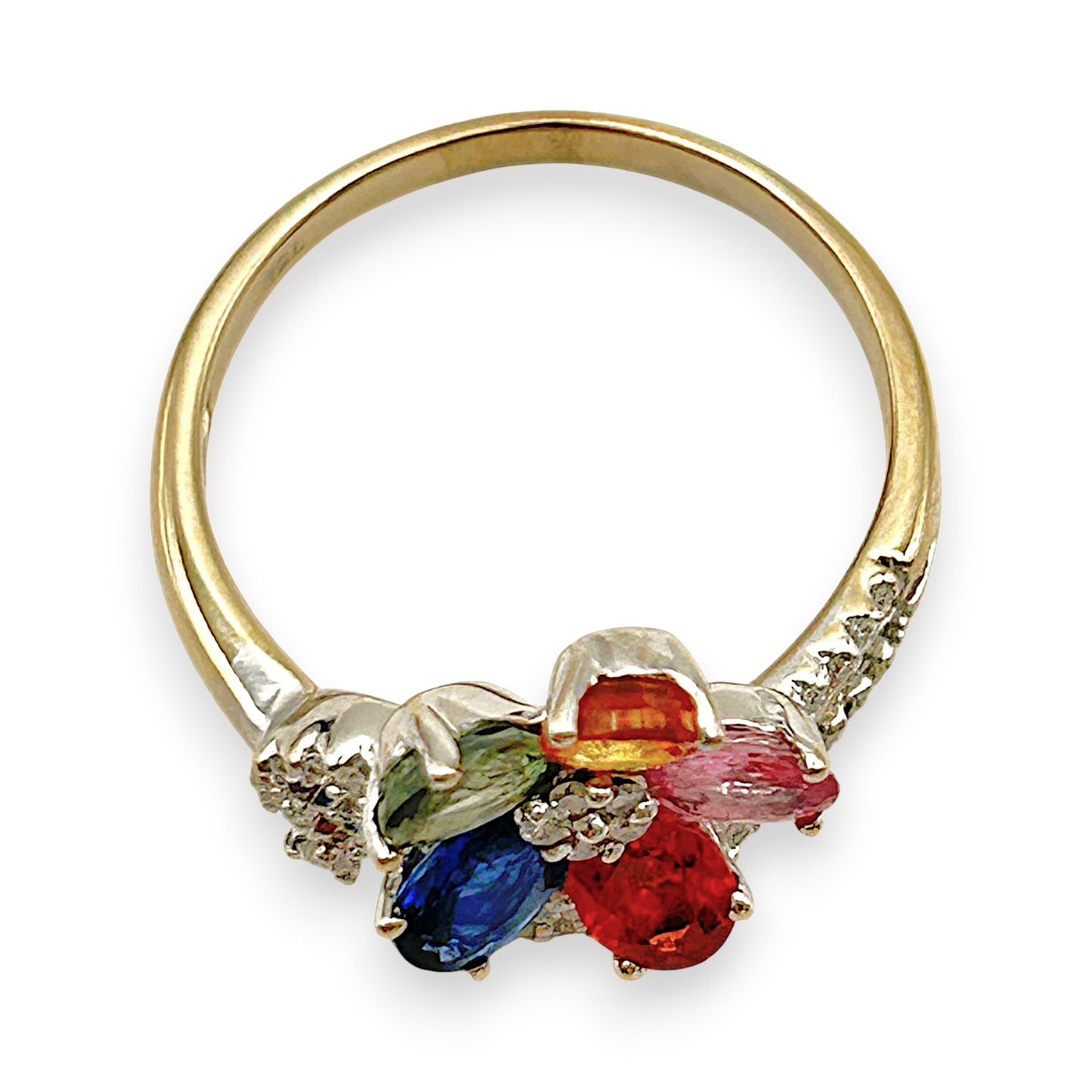 GOLD DEAL | 18kt Y/W Gold Eternal Petal Harmony Ring Valuation $5,135