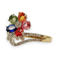 GOLD DEAL | 18kt Y/W Gold Eternal Petal Harmony Ring Valuation $5,135