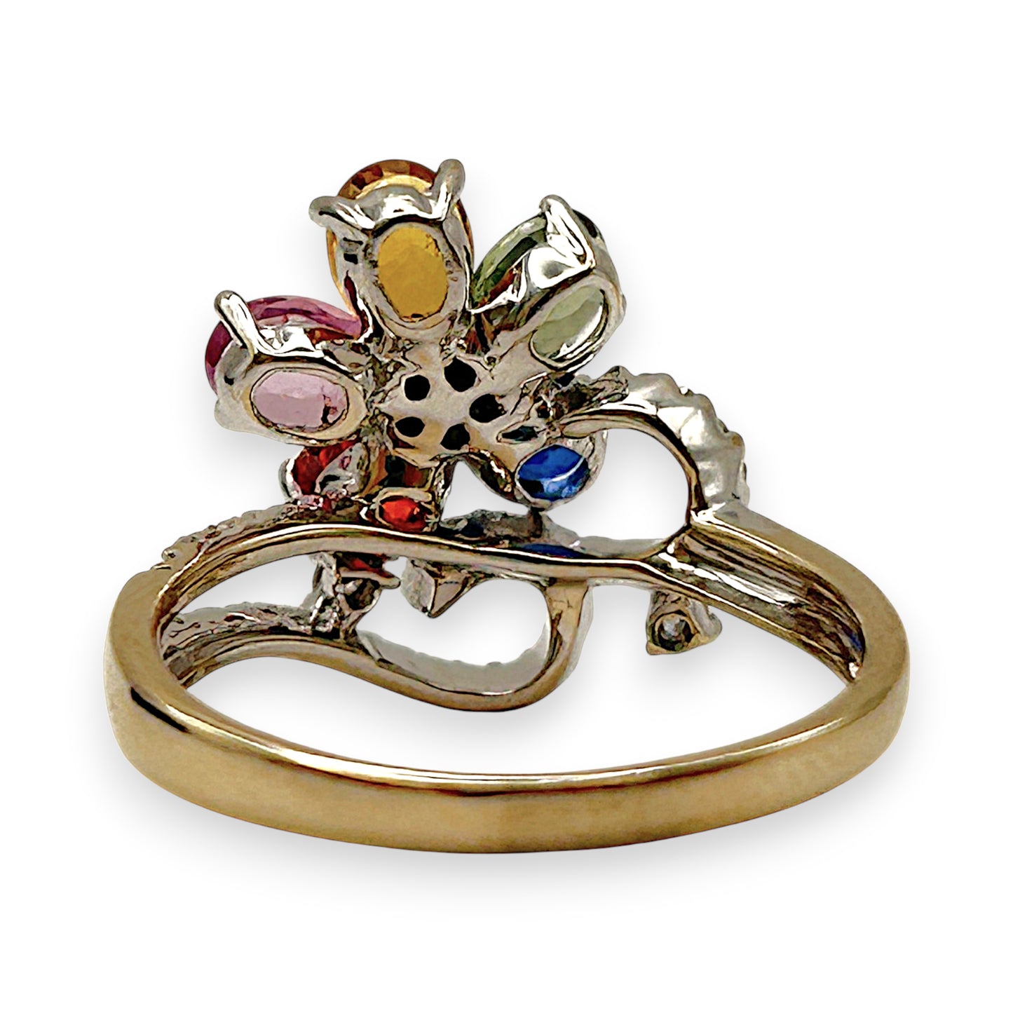 GOLD DEAL | 18kt Y/W Gold Eternal Petal Harmony Ring Valuation $5,135