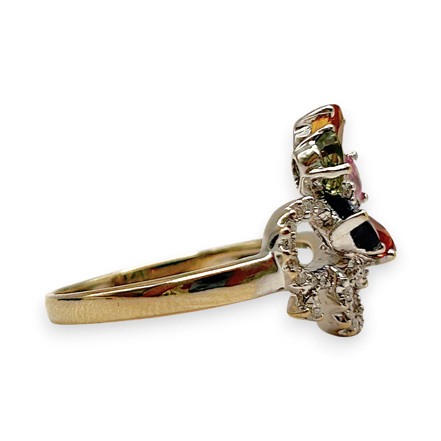 GOLD DEAL | 18kt Y/W Gold Eternal Petal Harmony Ring Valuation $5,135