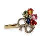 GOLD DEAL | 18kt Y/W Gold Eternal Petal Harmony Ring Valuation $5,135
