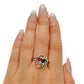 GOLD DEAL | 18kt Y/W Gold Eternal Petal Harmony Ring Valuation $5,135