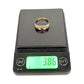 NZGD | 18ct Gold Scarlet Glow Diamond Ring Size P 1/2