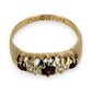 NZGD | 18ct Gold Scarlet Glow Diamond Ring Size P 1/2