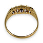 NZGD | 18ct Gold Scarlet Glow Diamond Ring Size P 1/2