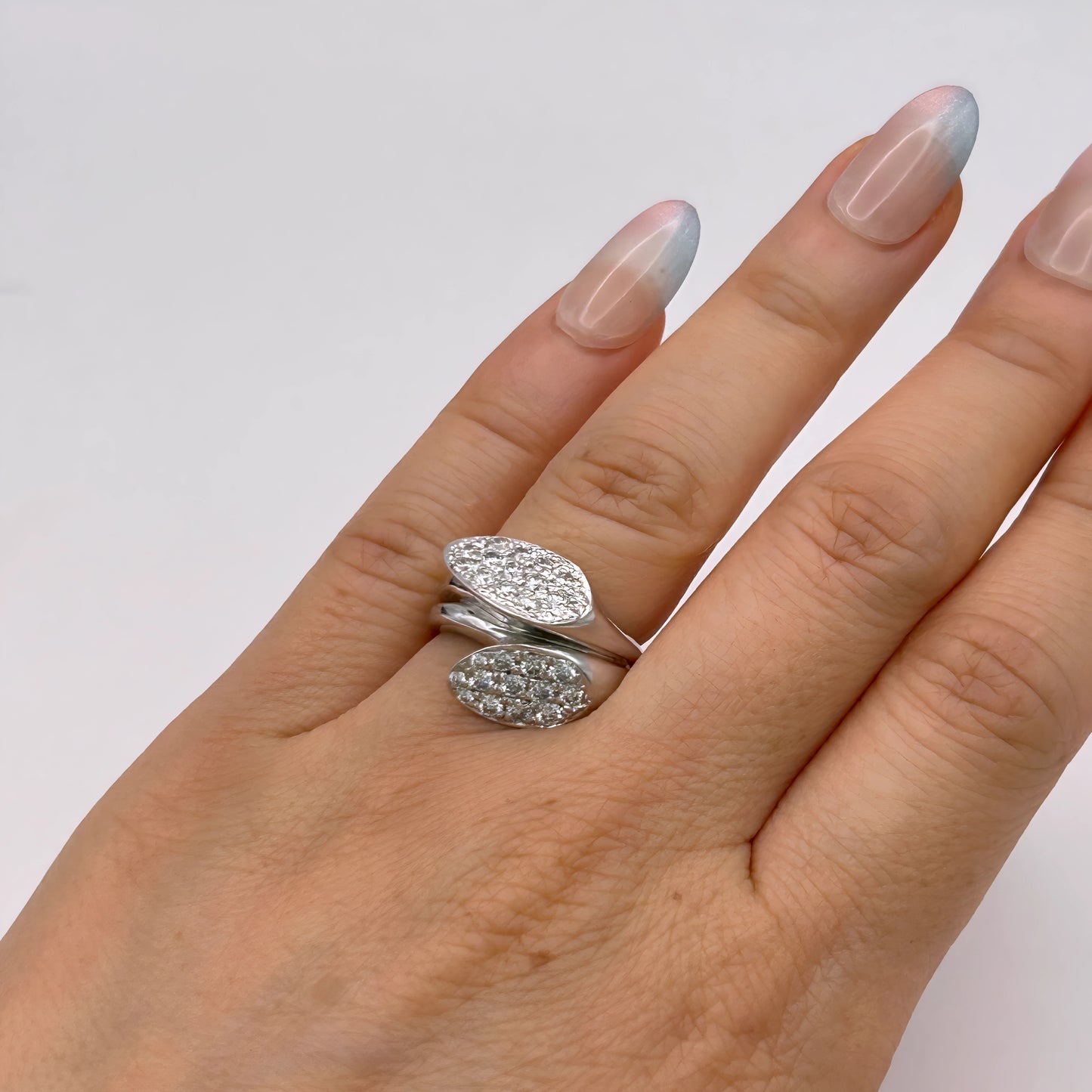 NZGD | 18ct White Gold Diamond Serenade Ring Valuation $11,500