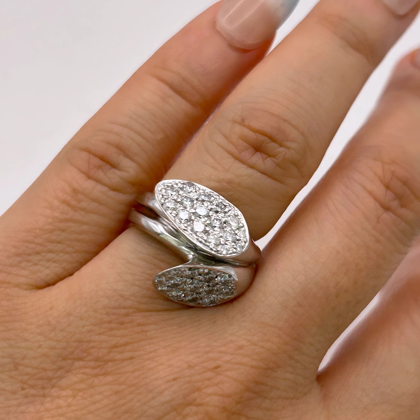NZGD | 18ct White Gold Diamond Serenade Ring Valuation $11,500