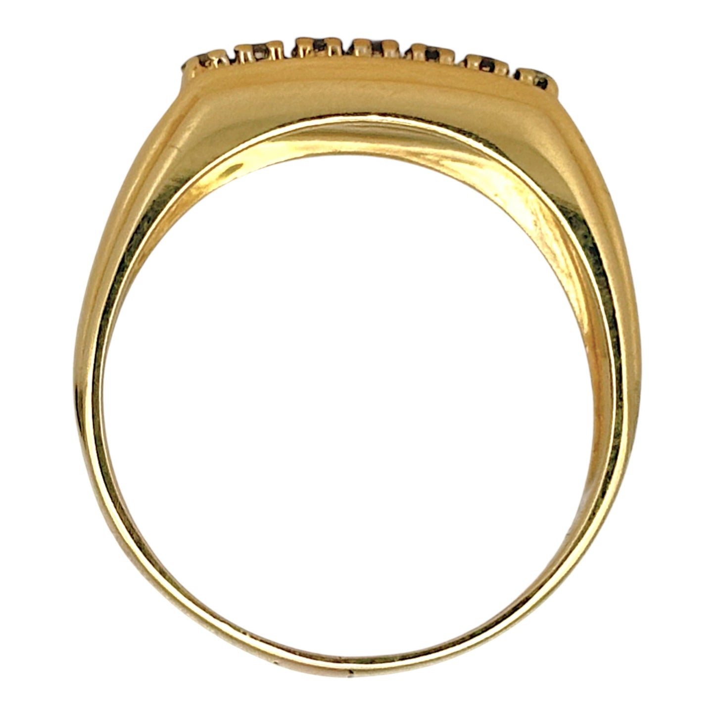 NZGD | 18ct Gold Luxe Channel Royale Ring Valuation $5,250