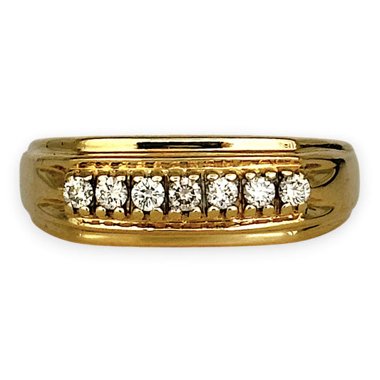 NZGD | 18ct Gold Luxe Channel Royale Ring Valuation $5,250