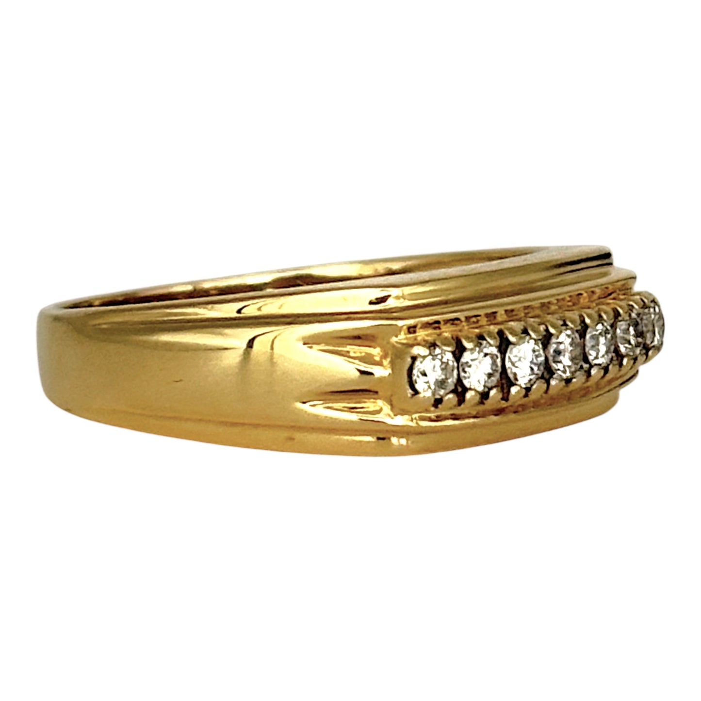 NZGD | 18ct Gold Luxe Channel Royale Ring Valuation $5,250