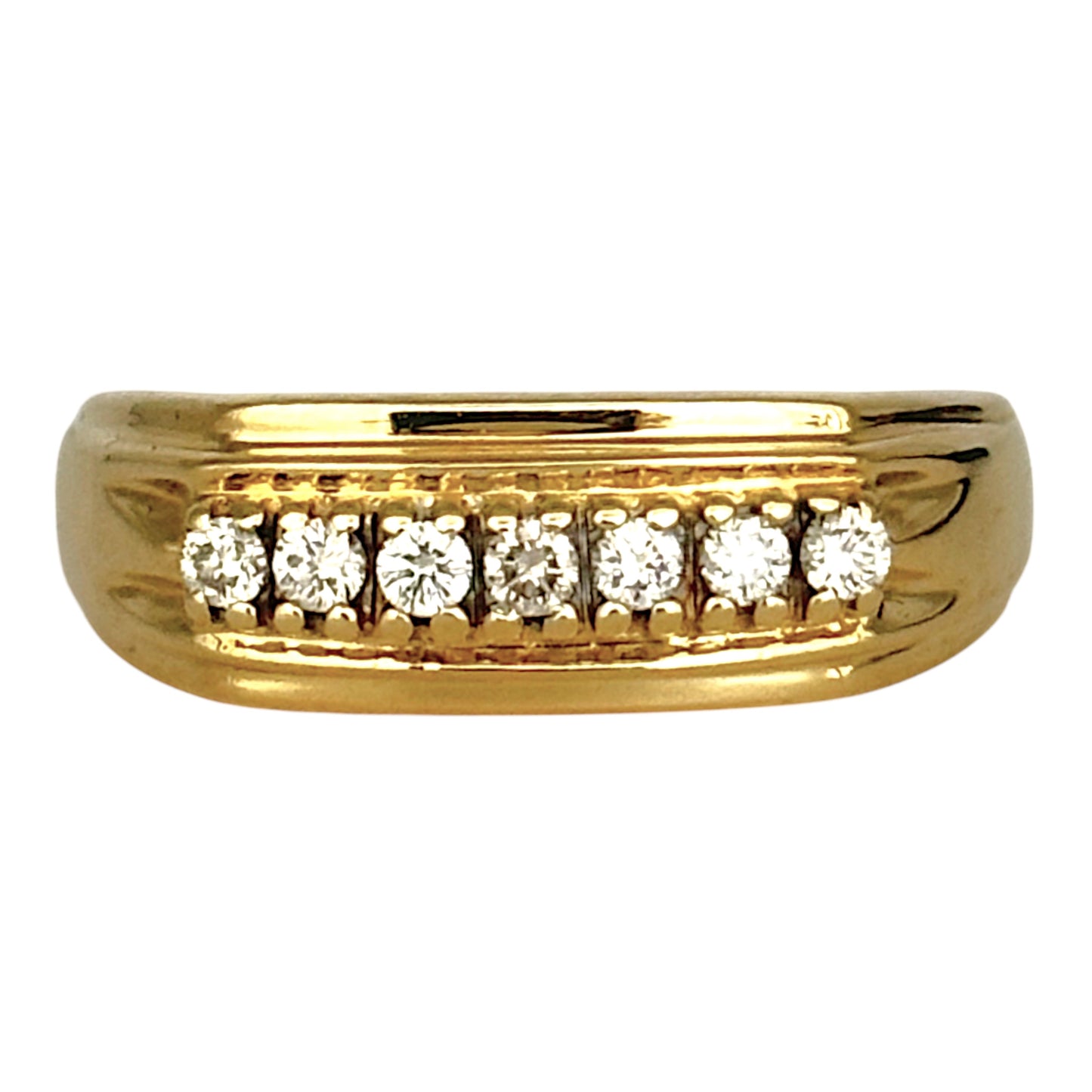 NZGD | 18ct Gold Luxe Channel Royale Ring Valuation $5,250
