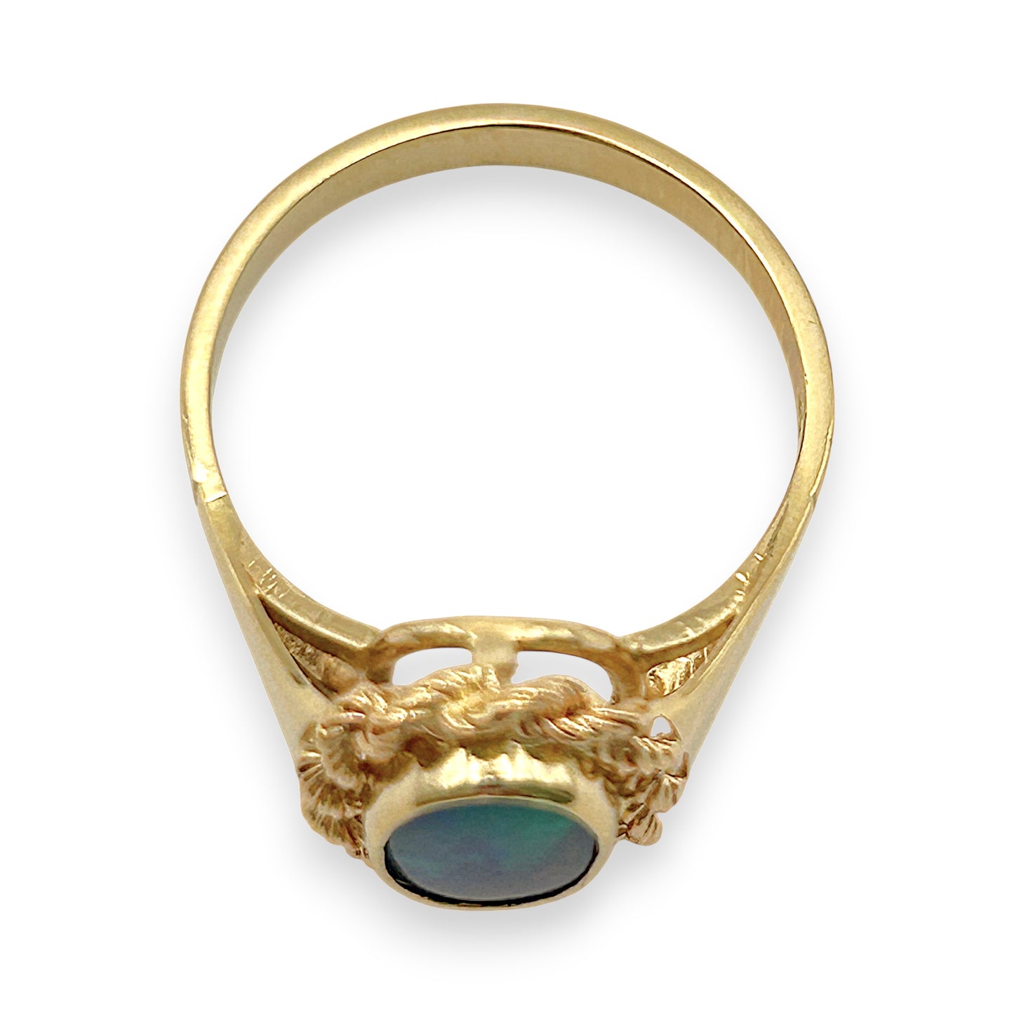 GOLD DEAL | 18kt Gold Vintage Ocean Dream Ring Valuation $4,635