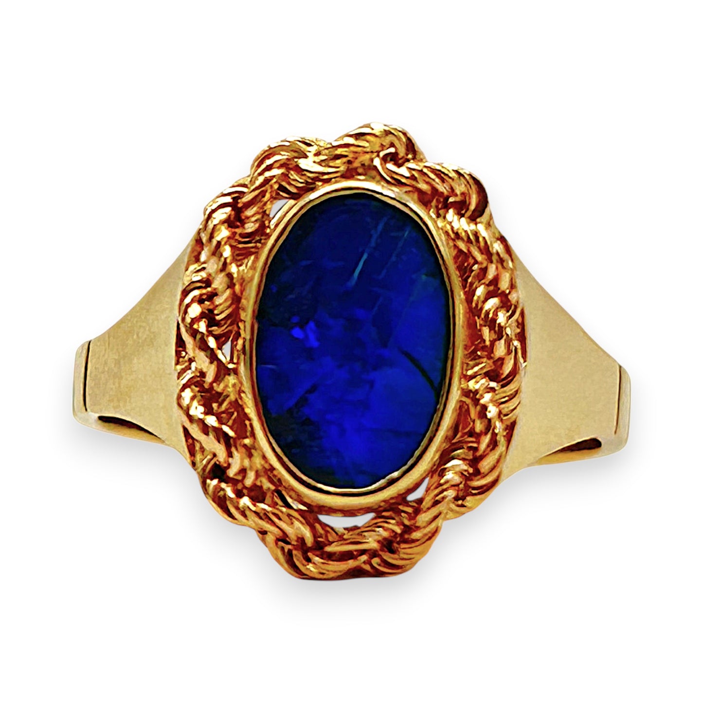 GOLD DEAL | 18kt Gold Vintage Ocean Dream Ring Valuation $4,635
