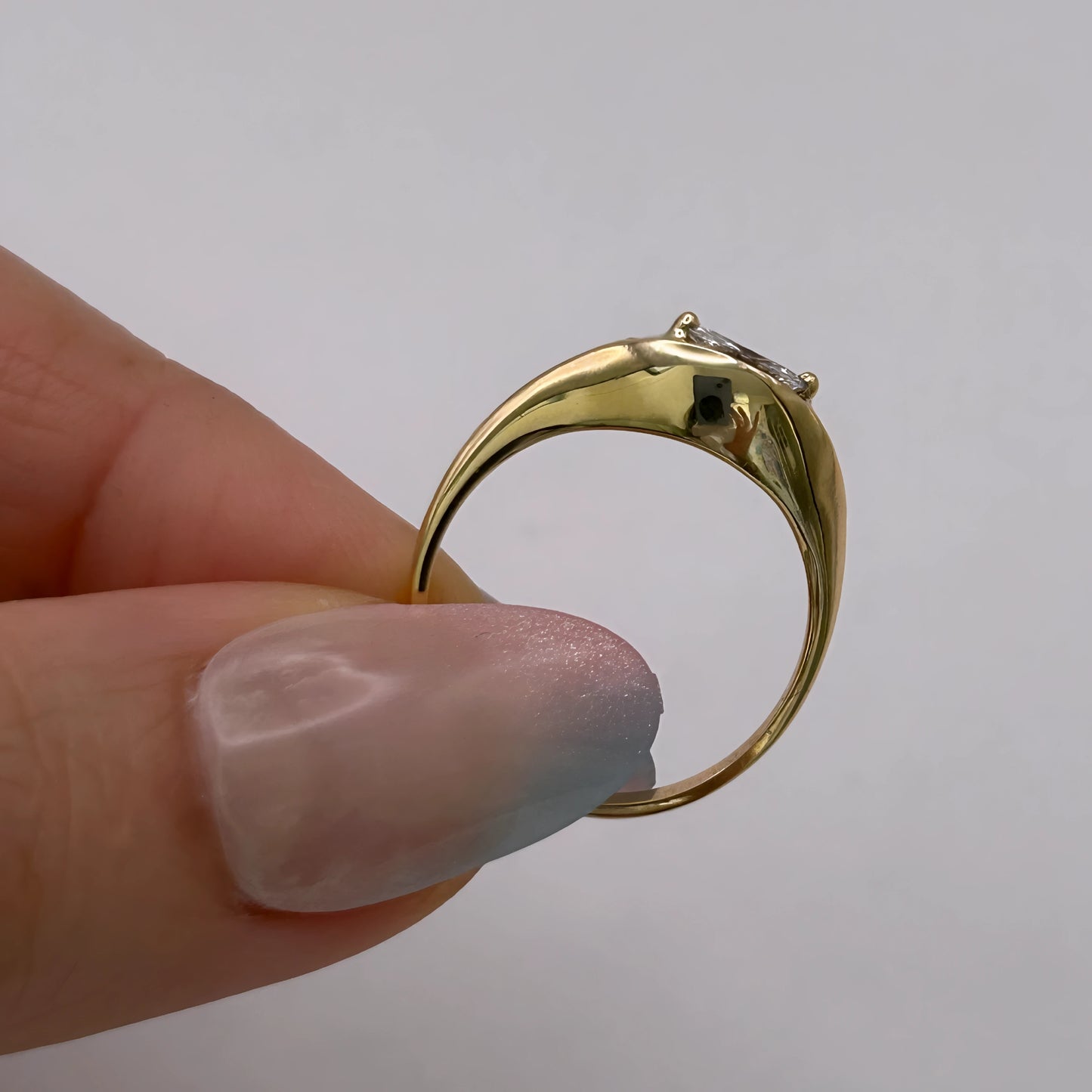 NZGD | 18ct Gold Radiant Marquise Cluster Ring Valuation $4,700