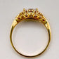 NZGD | 18ct Gold Radiant Marquise Cluster Ring Valuation $4,700