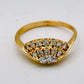 NZGD | 18ct Gold Radiant Marquise Cluster Ring Valuation $4,700