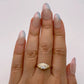 NZGD | 18ct Gold Radiant Marquise Cluster Ring Valuation $4,700