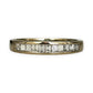 GOLD DEAL | 18kt Gold Minimalist Prism Row Ring with Diamonds