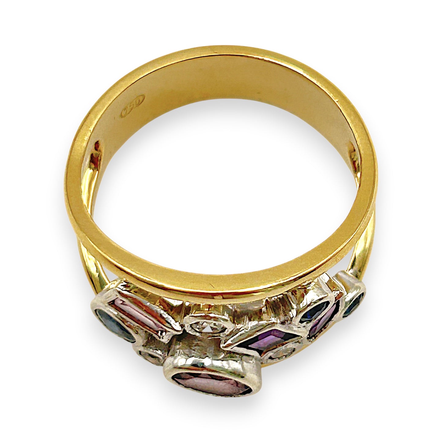 GOLD DEAL | 18kt Y/W Gold Majestic Radiance Ring Valuation $9,250