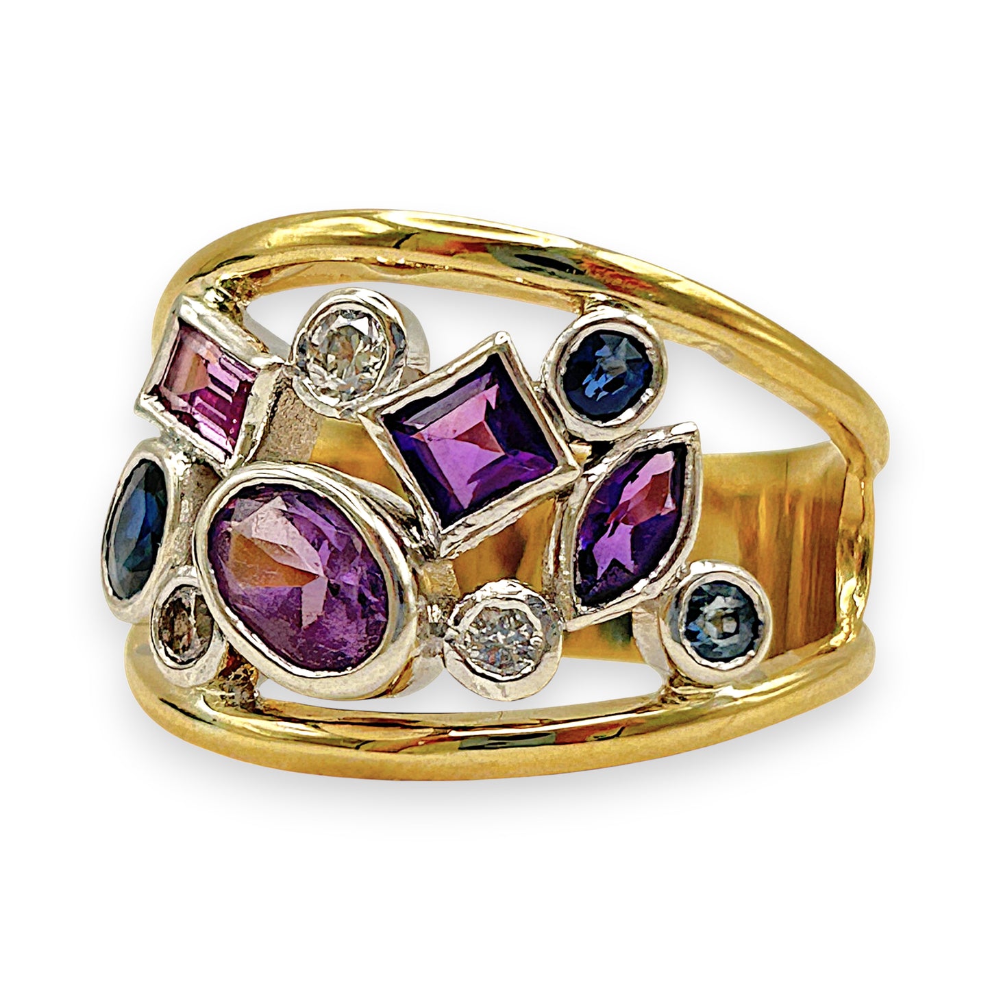 GOLD DEAL | 18kt Y/W Gold Majestic Radiance Ring Valuation $9,250