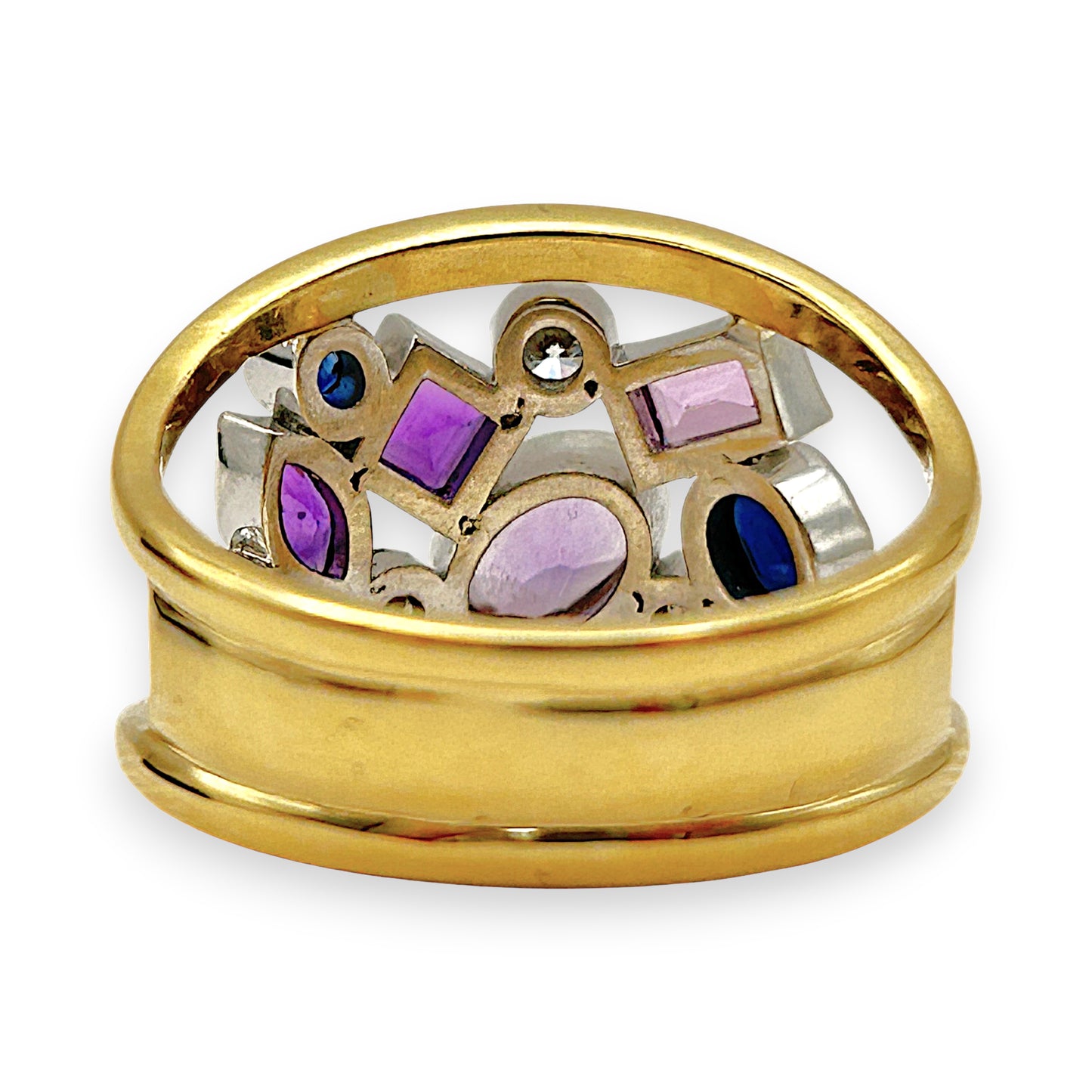 GOLD DEAL | 18kt Y/W Gold Majestic Radiance Ring Valuation $9,250