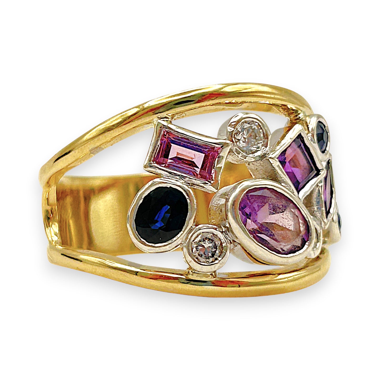 GOLD DEAL | 18kt Y/W Gold Majestic Radiance Ring Valuation $9,250