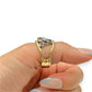 GOLD DEAL | 18kt Y/W Gold Majestic Radiance Ring Valuation $9,250