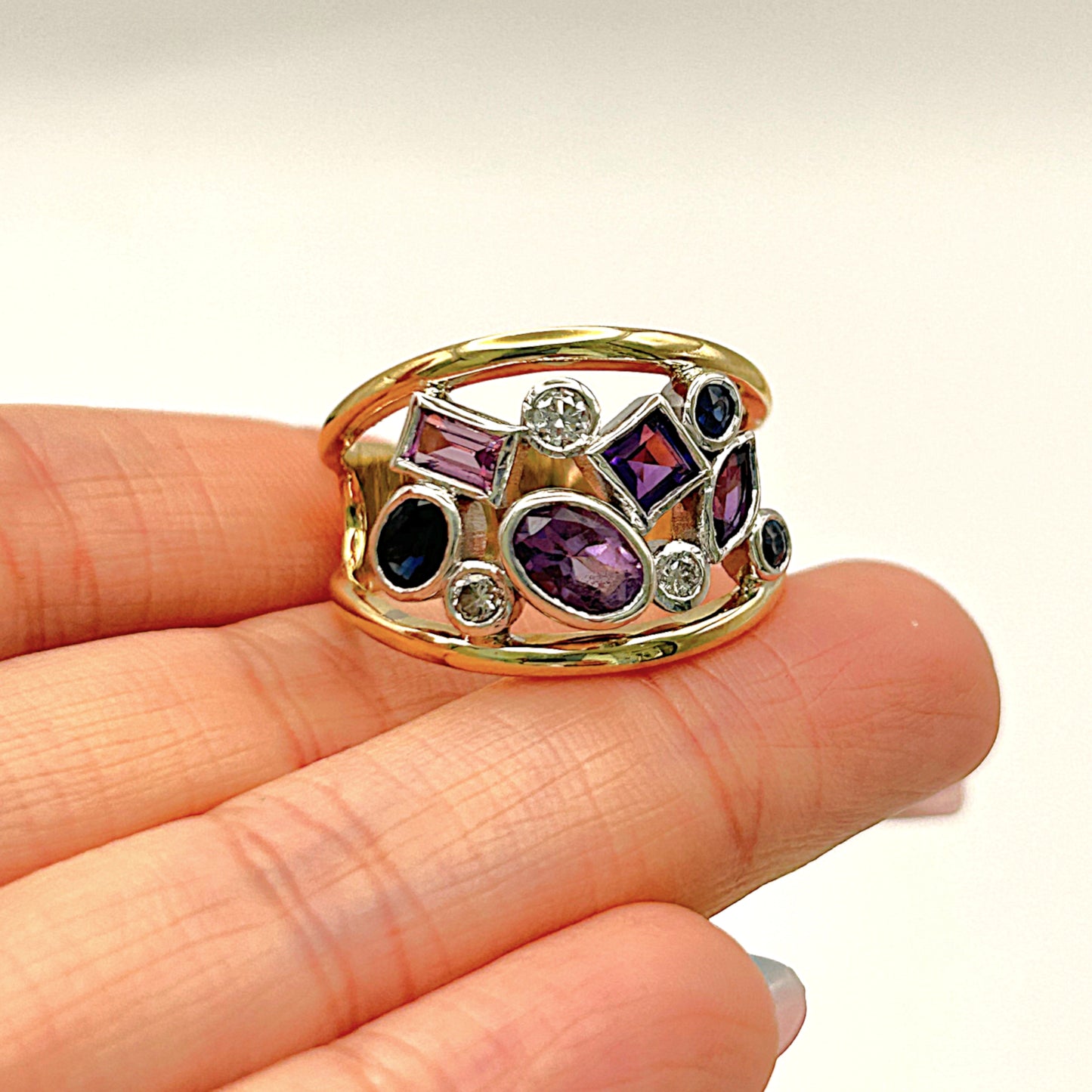 GOLD DEAL | 18kt Y/W Gold Majestic Radiance Ring Valuation $9,250