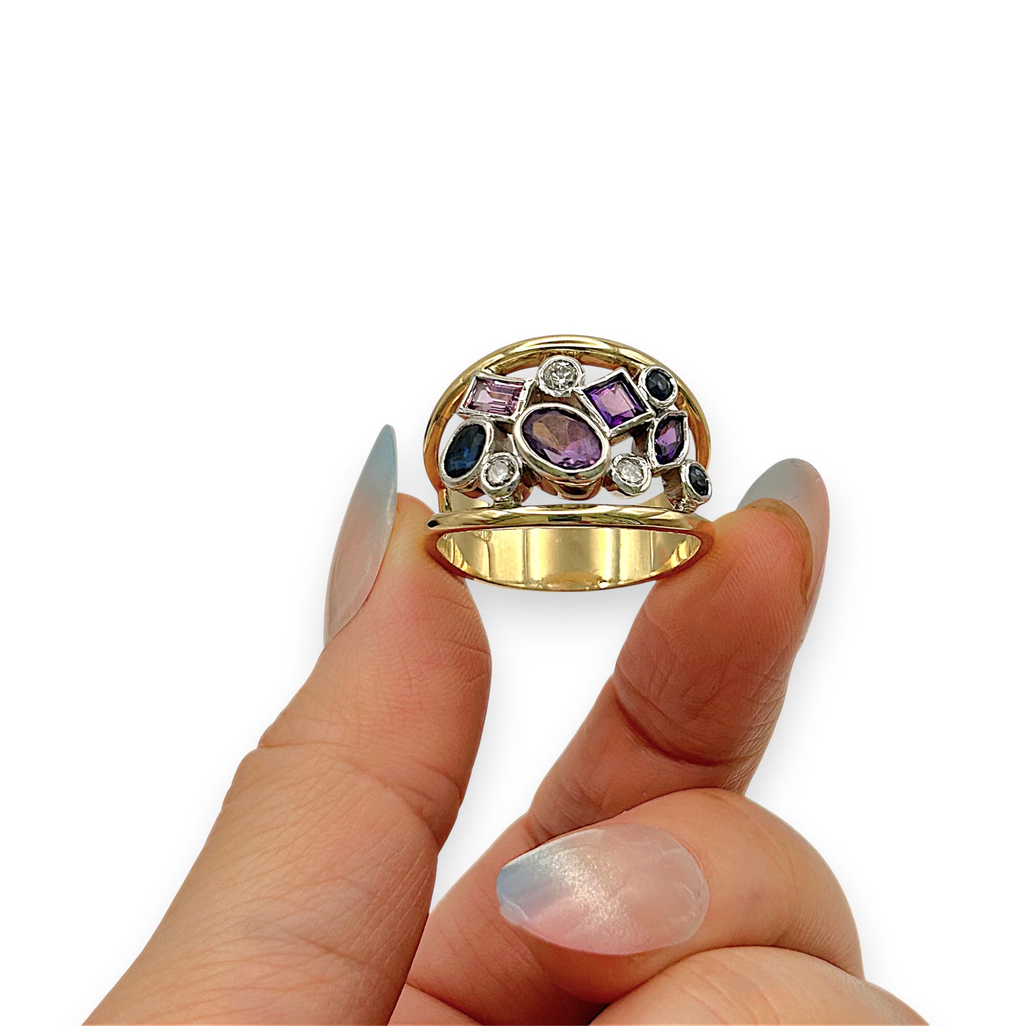 GOLD DEAL | 18kt Y/W Gold Majestic Radiance Ring Valuation $9,250