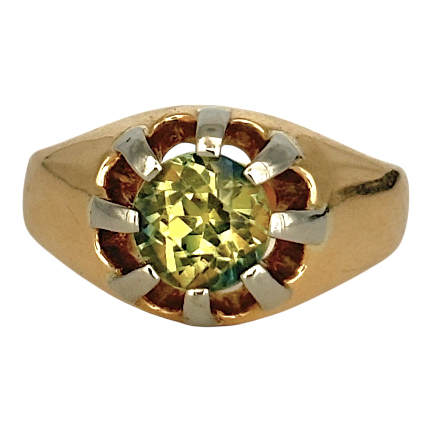 NZGD | 18ct Gold Heritage Parti Sapphire Ring Valuation $9,250
