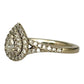 NZGD | 10ct W.Gold Micheal Hill Teardrop Brilliance Ring Valuation $3,000
