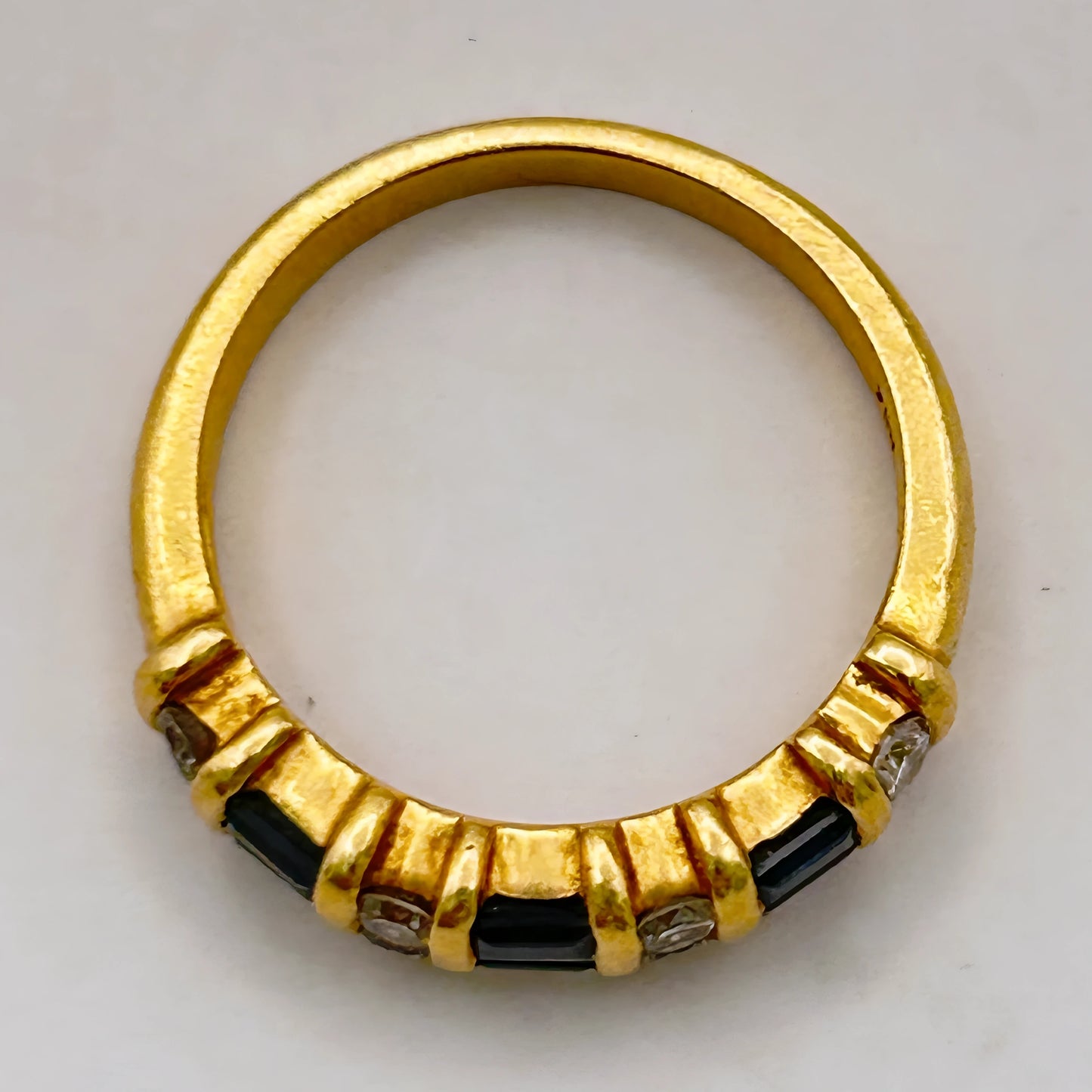 NZGD | 18ct Gold Golden Symphony Sapphire Ring Valuation $5,100