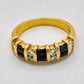 NZGD | 18ct Gold Golden Symphony Sapphire Ring Valuation $5,100