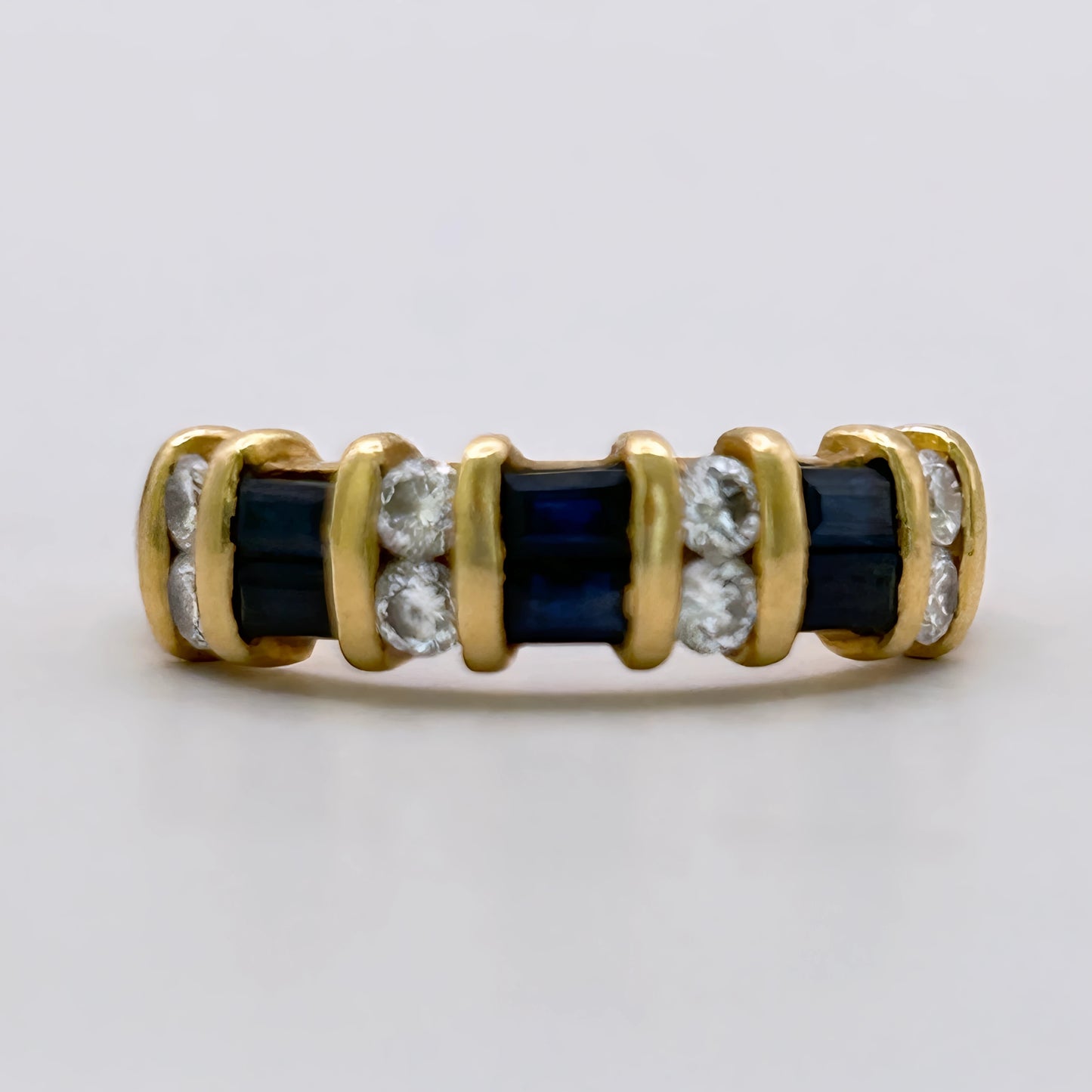 NZGD | 18ct Gold Golden Symphony Sapphire Ring Valuation $5,100