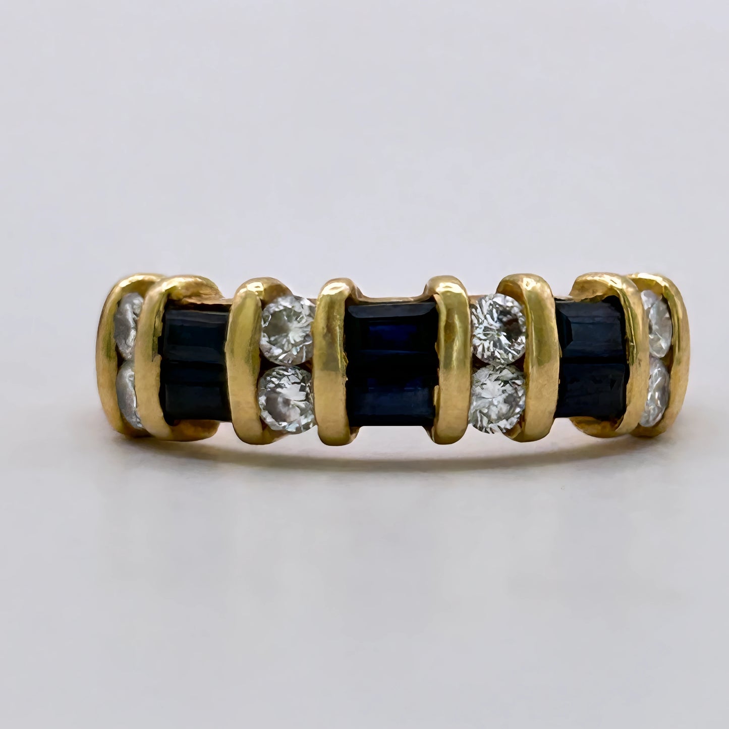NZGD | 18ct Gold Golden Symphony Sapphire Ring Valuation $5,100