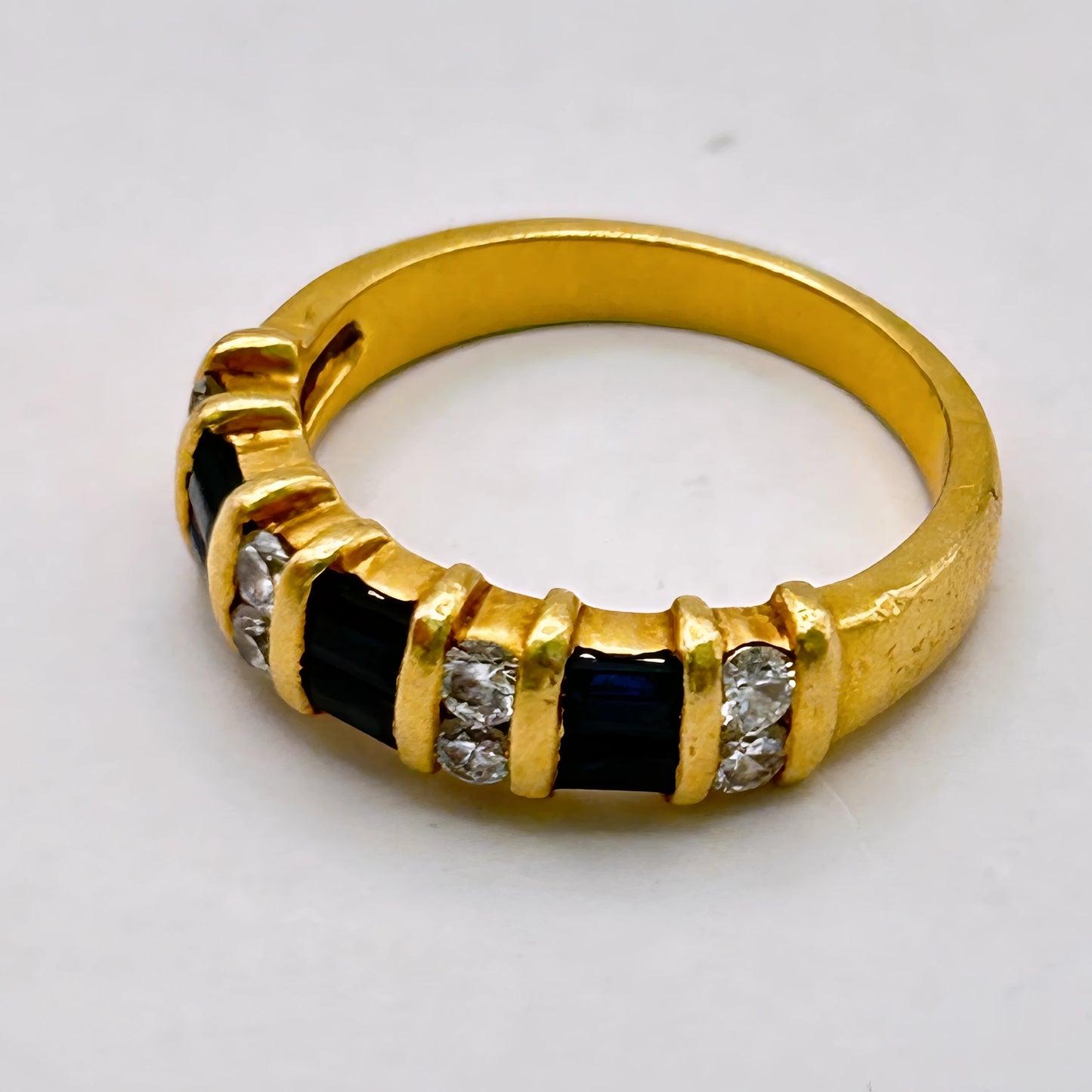 NZGD | 18ct Gold Golden Symphony Sapphire Ring Valuation $5,100
