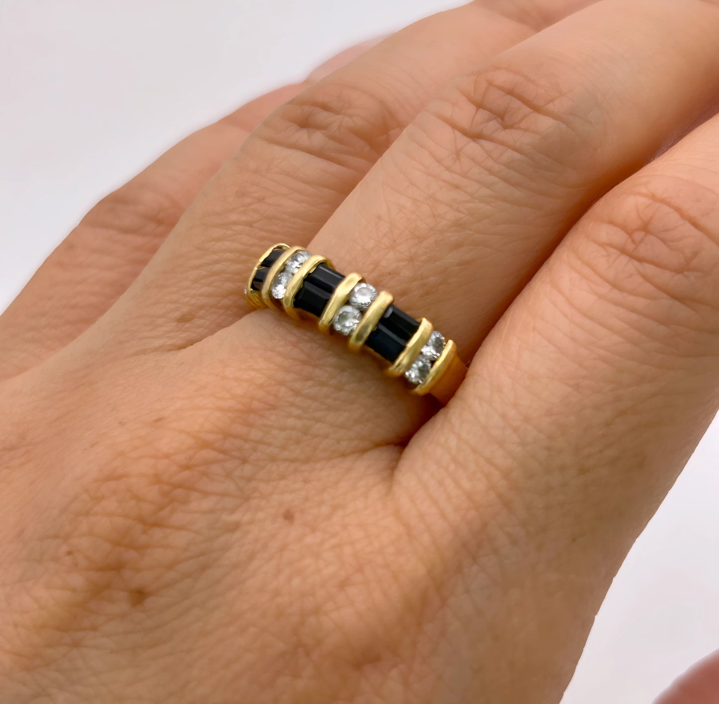 NZGD | 18ct Gold Golden Symphony Sapphire Ring Valuation $5,100