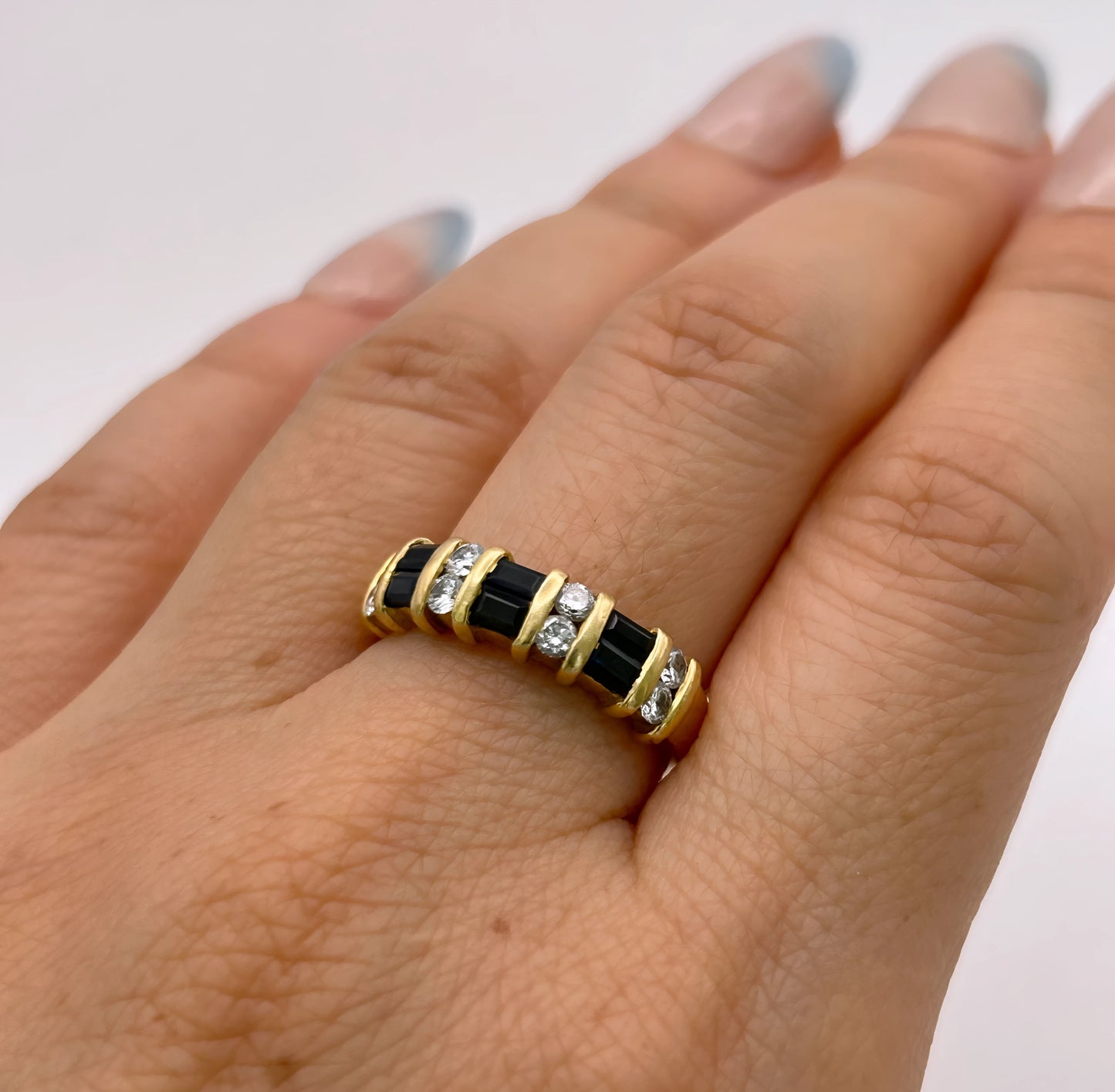 NZGD | 18ct Gold Golden Symphony Sapphire Ring Valuation $5,100